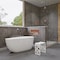Alfi Brand 24" x 12" Brushed Copper PVD Stainless Steel Single Shelf Shower Niche ABNP2412-BC - alternate 3